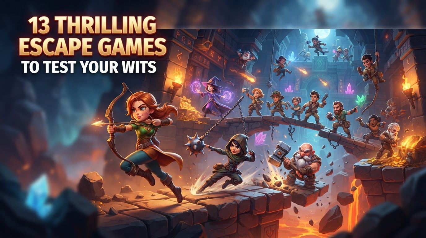 13 Thrilling Escape Games to Test Your Wits