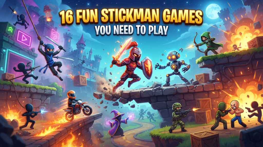 16 Fun Stickman Games You Need to Play